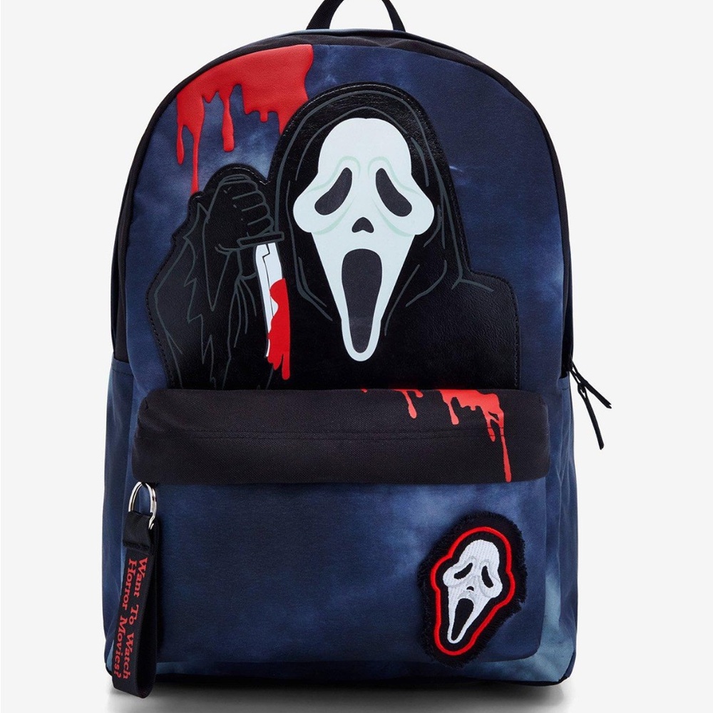Scream Ghostface Glow In The Dark Backpack‎ Hot Topic